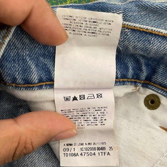 VINTAGE Just Cavalli straight leg distressed jeans Size 32 - Picture 6 of 9